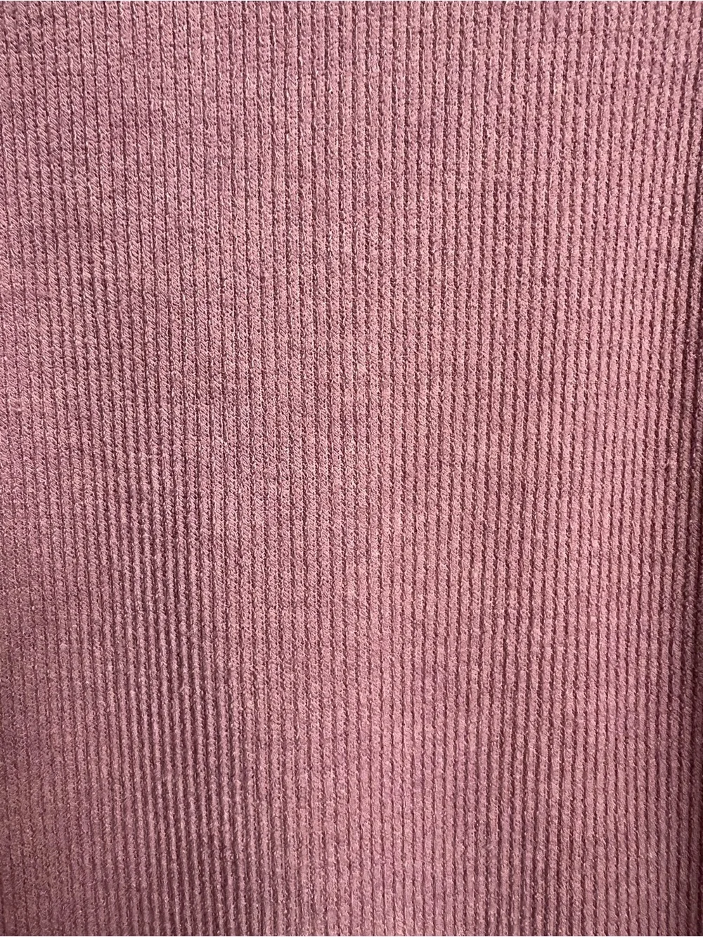 Madewell S Dusty Rose Square Neck Balloon Sleeve Ribbed Knit Top